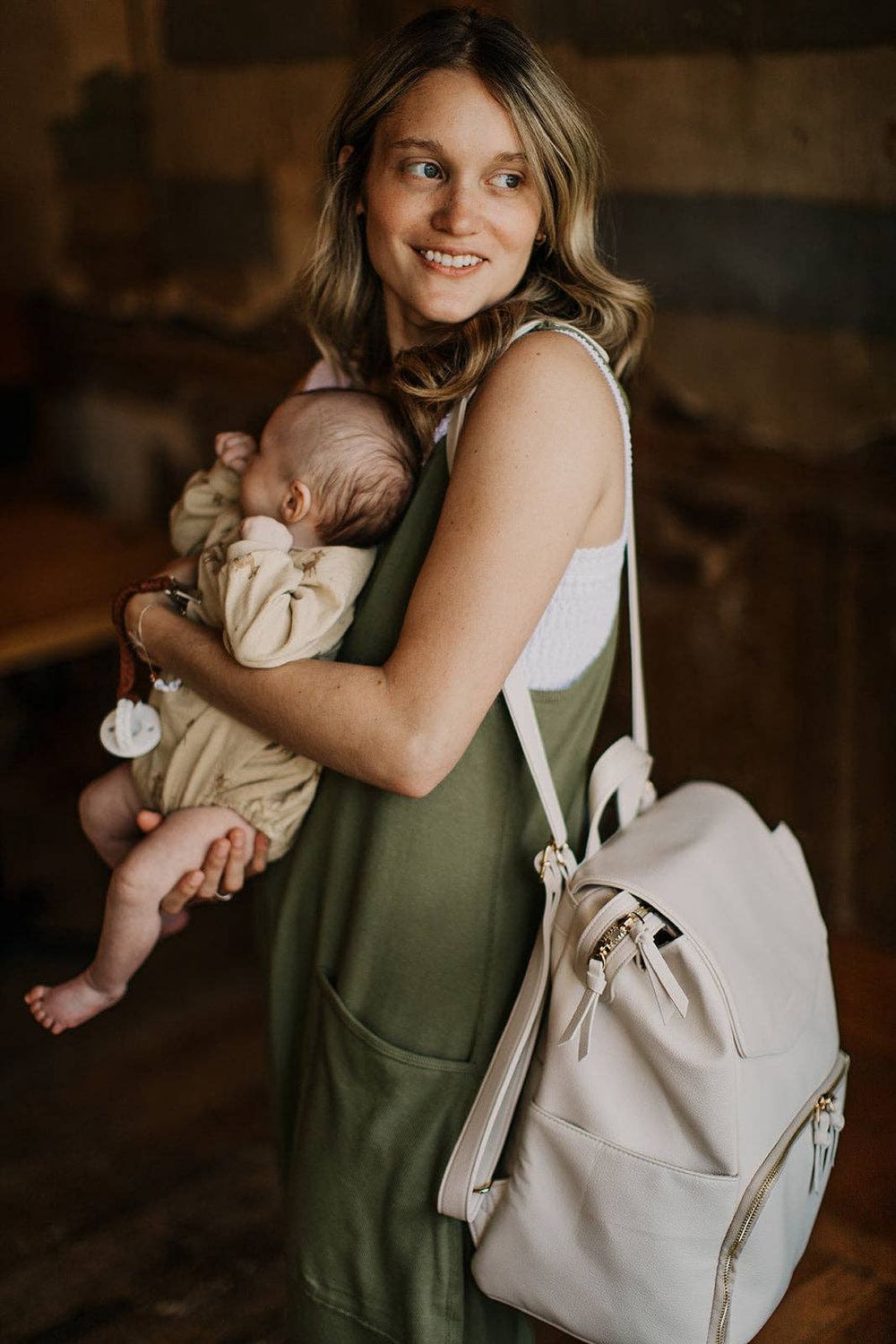 Aurora Mom Bag with Wet Dry Bag and Hooks
