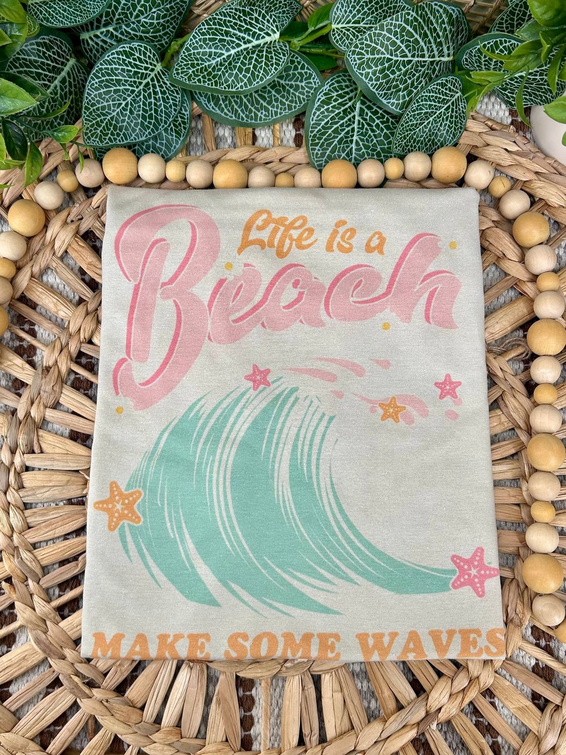 Life is a Beach, Make Some Waves T-shirt