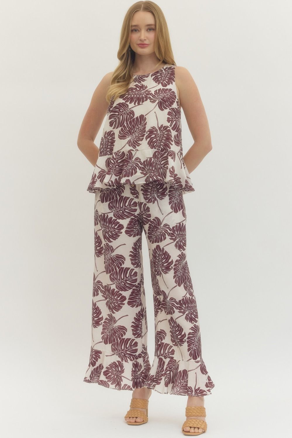 botanical linen set
