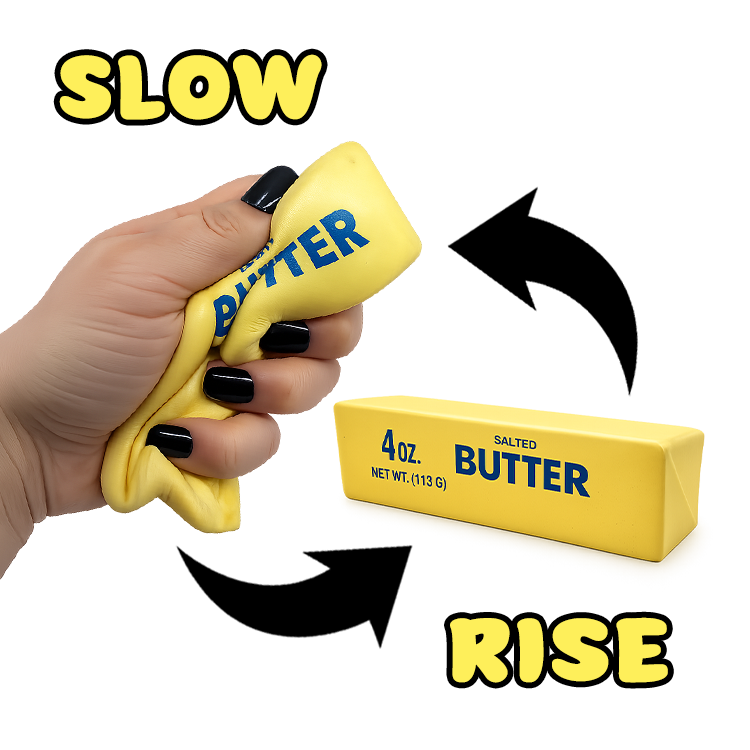 Fun Doh Small Butter Stick Slow Rise Fidget Toy - 12/Display