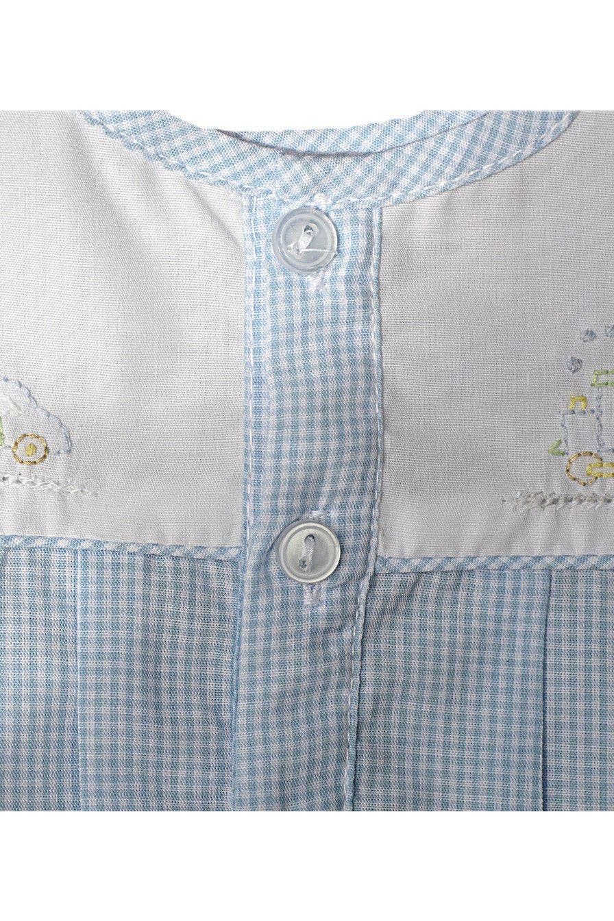 Baby Boy Spring 2pc. Diaper Set/Creeper - Blue Gingham