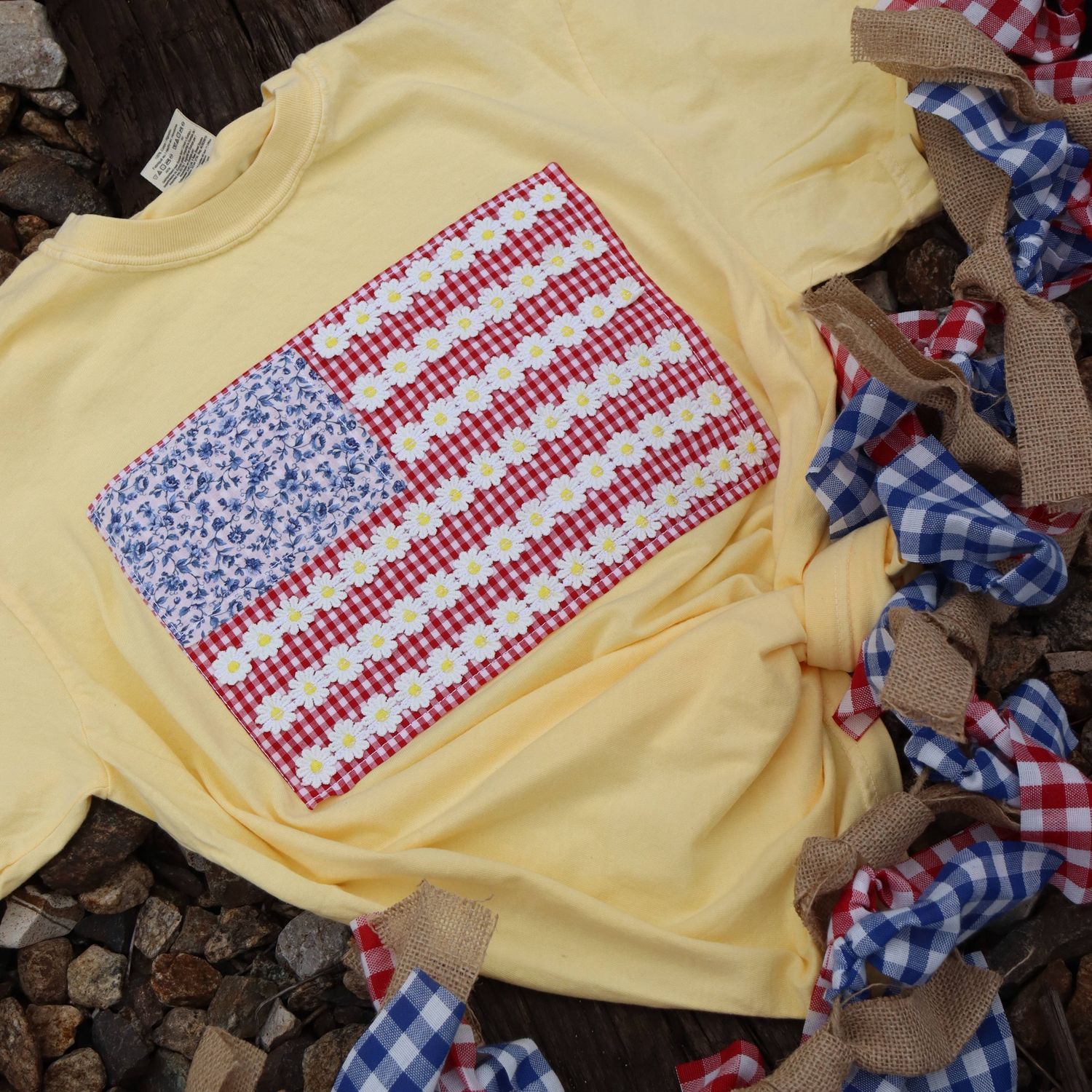 Flag America USA Patriotic 4th of July Short Sleeve