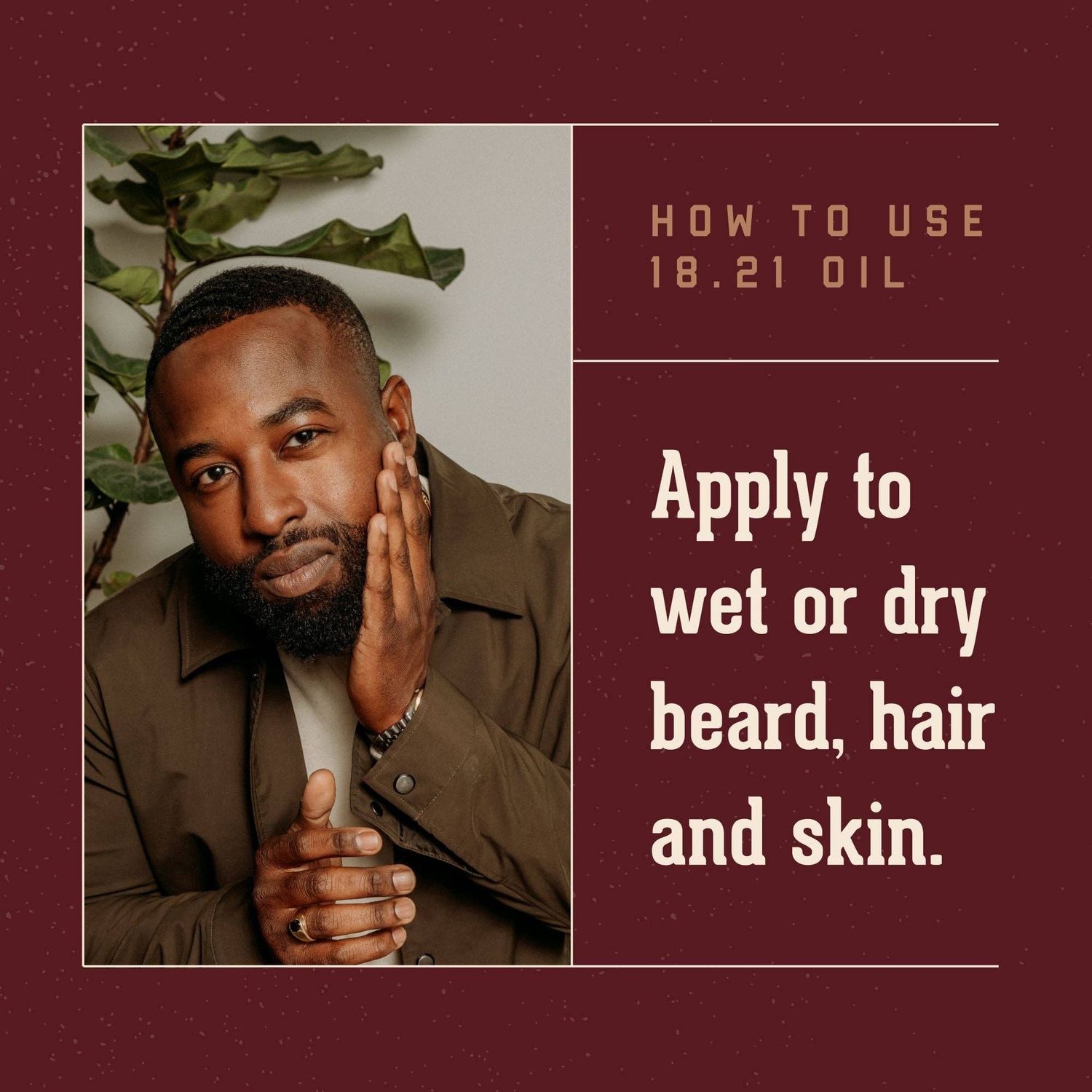 Sweet Tobacco Beard, Hair and Skin Oil