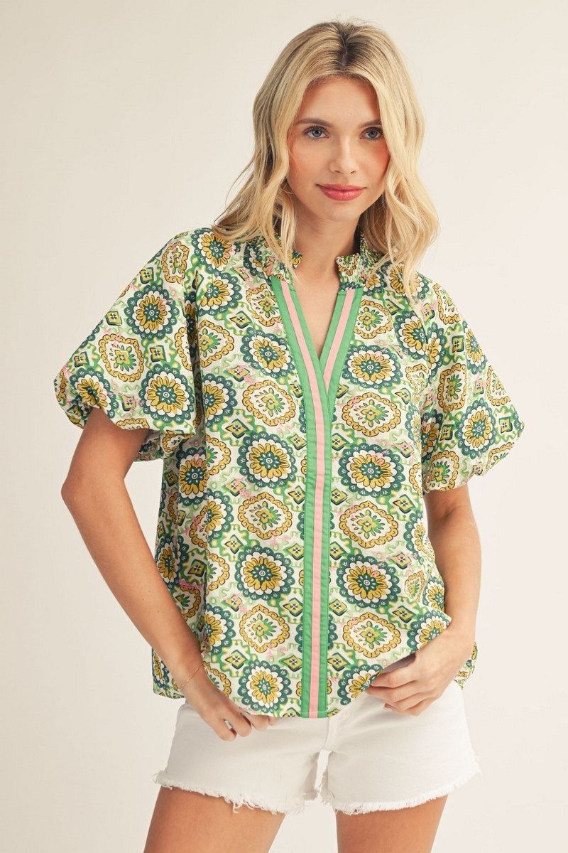 Baroque Floral top