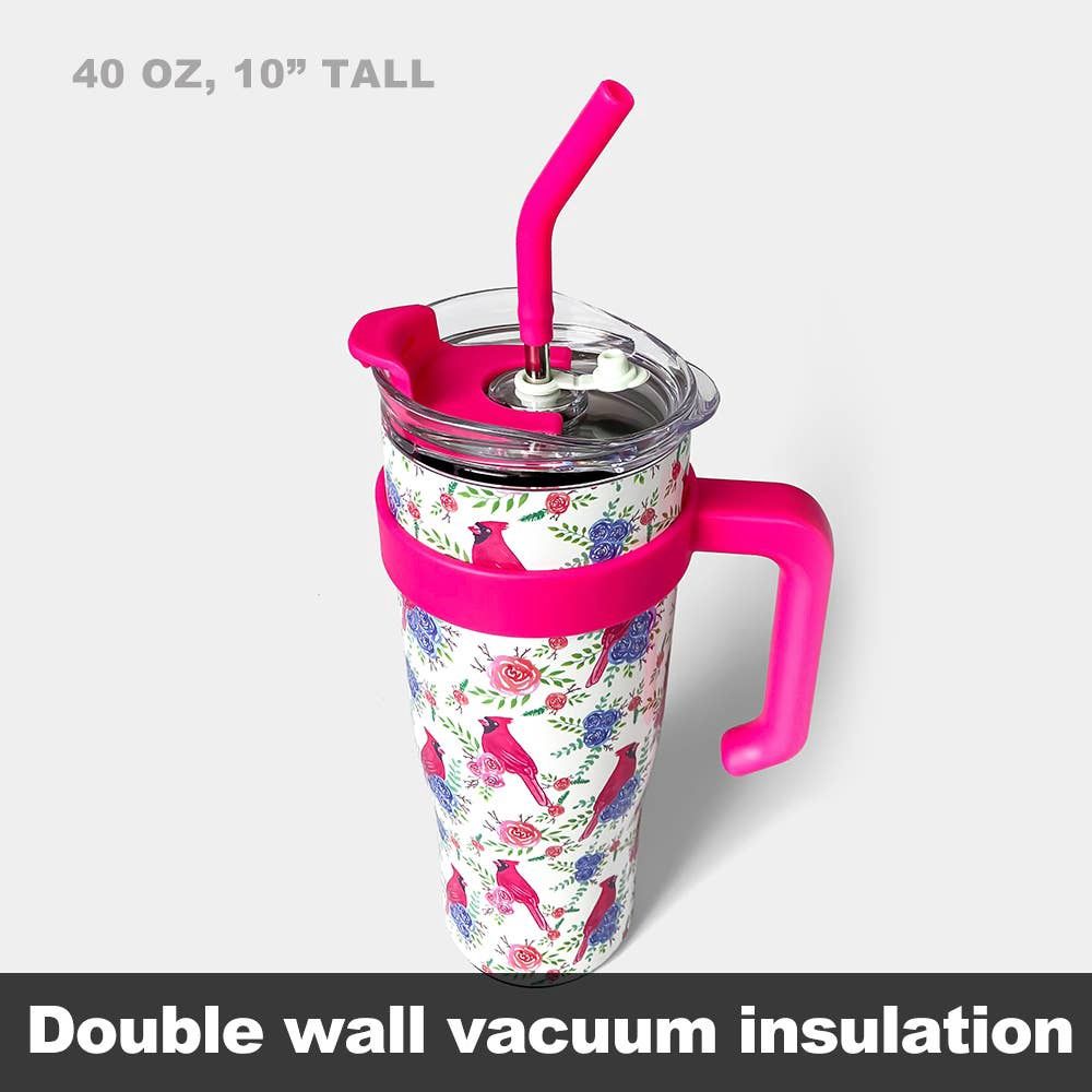 40oz Mug with Comfort-Grip Handle, BPA-Free, Durable and Easy to Carry