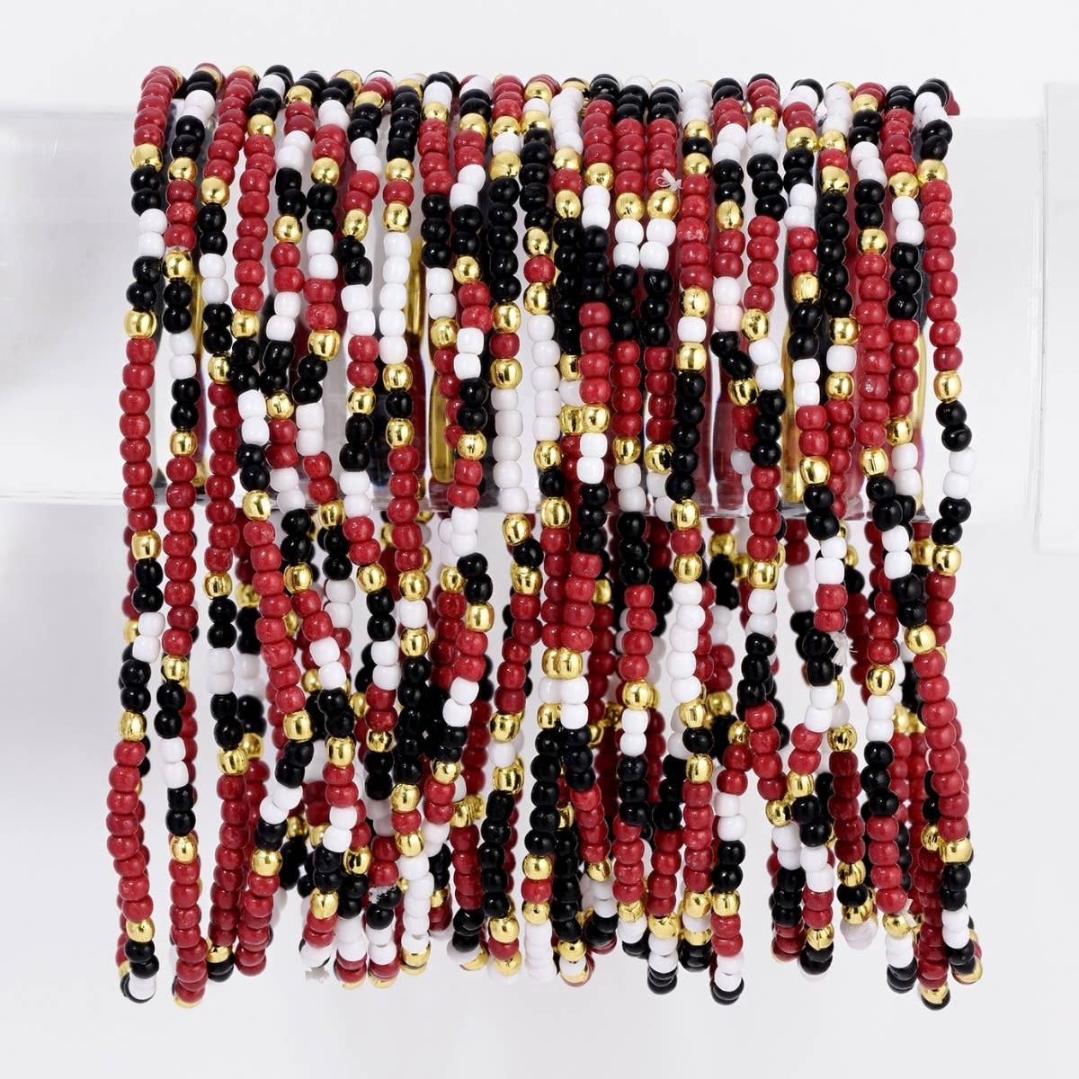 Stretch Seed Bead GAME DAY Bracelets Stretch Seed Bead GAME DAY Bracelets