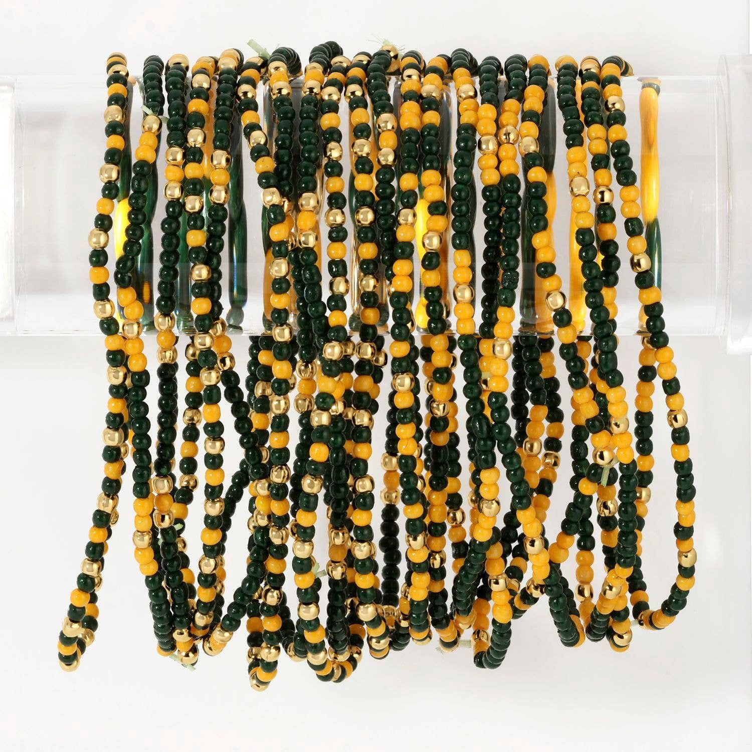 Stretch Seed Bead GAME DAY Bracelets Stretch Seed Bead GAME DAY Bracelets