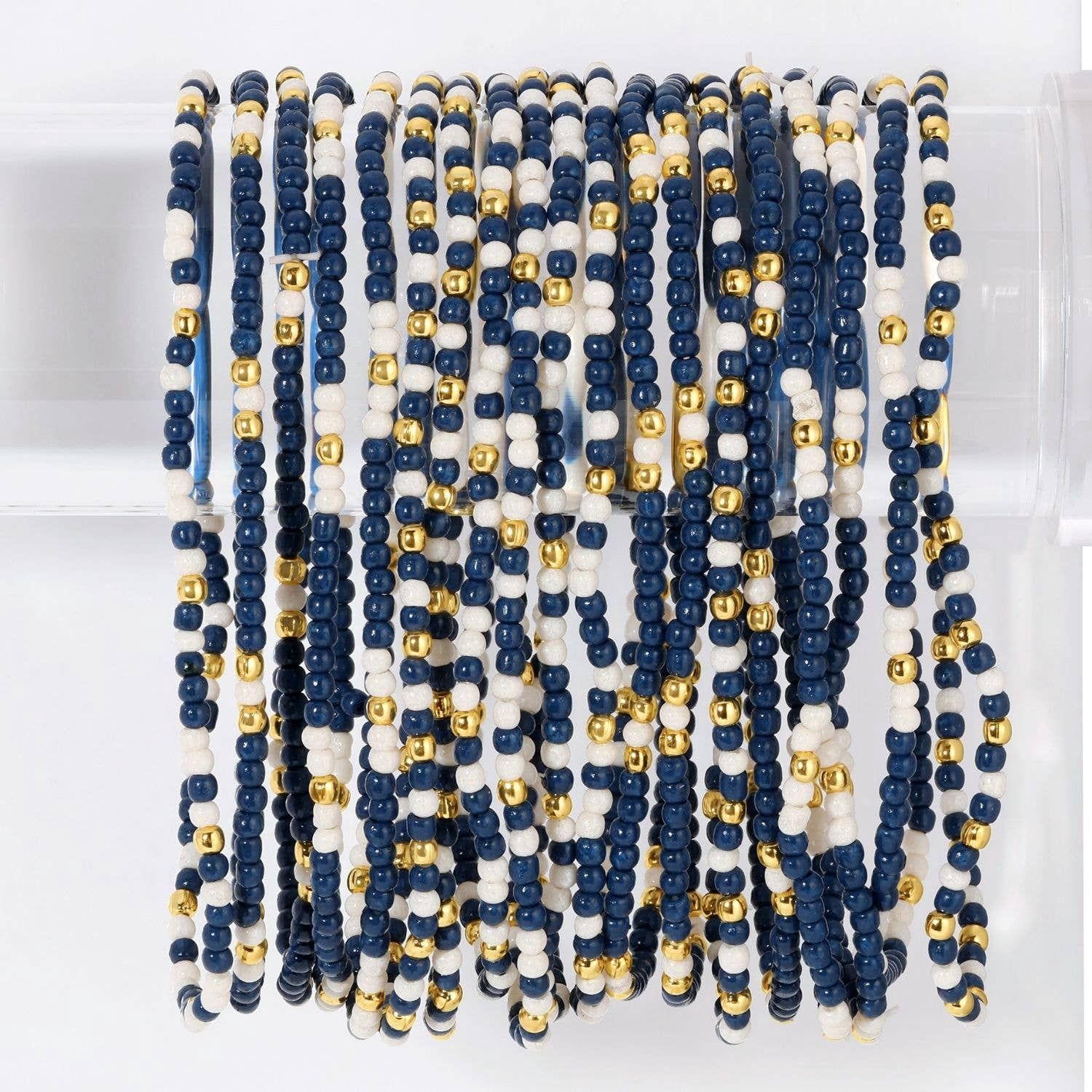 Stretch Seed Bead GAME DAY Bracelets Stretch Seed Bead GAME DAY Bracelets