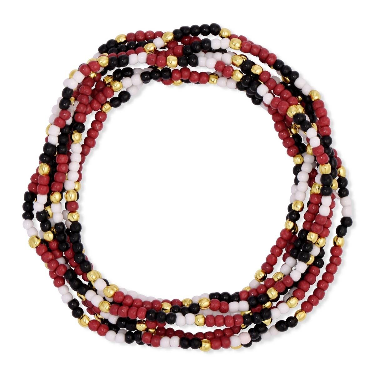 Stretch Seed Bead GAME DAY Bracelets Stretch Seed Bead GAME DAY Bracelets