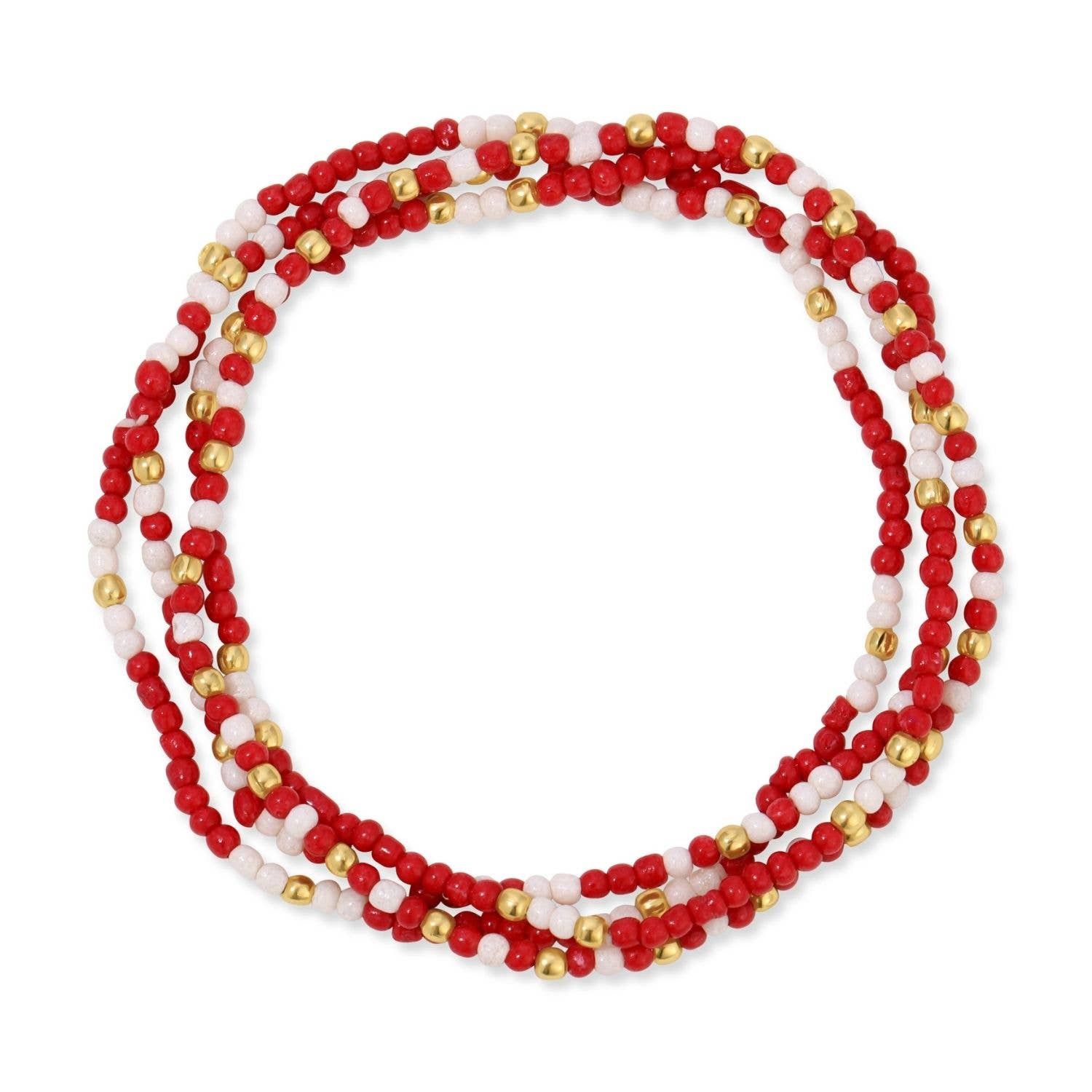 Stretch Seed Bead GAME DAY Bracelets Stretch Seed Bead GAME DAY Bracelets