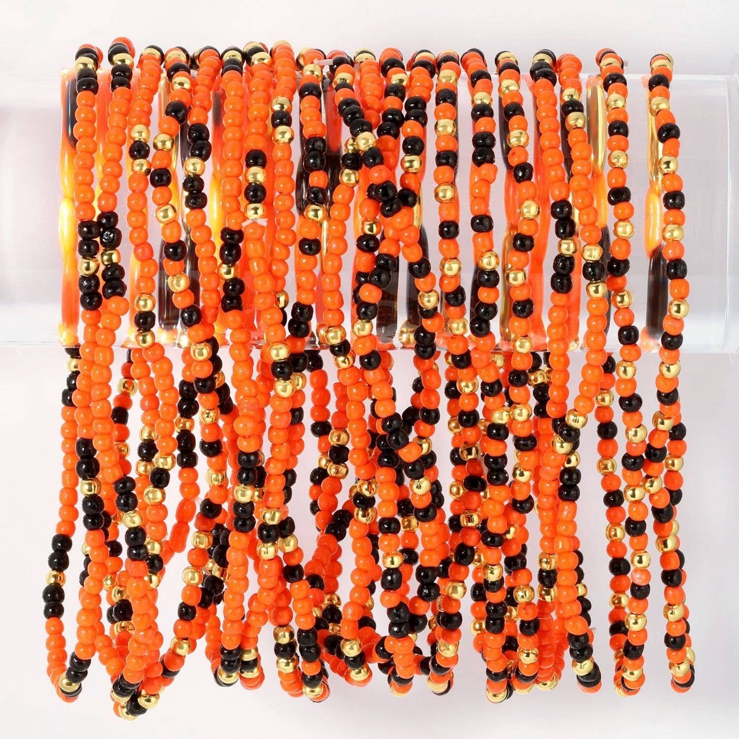 Stretch Seed Bead GAME DAY Bracelets Stretch Seed Bead GAME DAY Bracelets