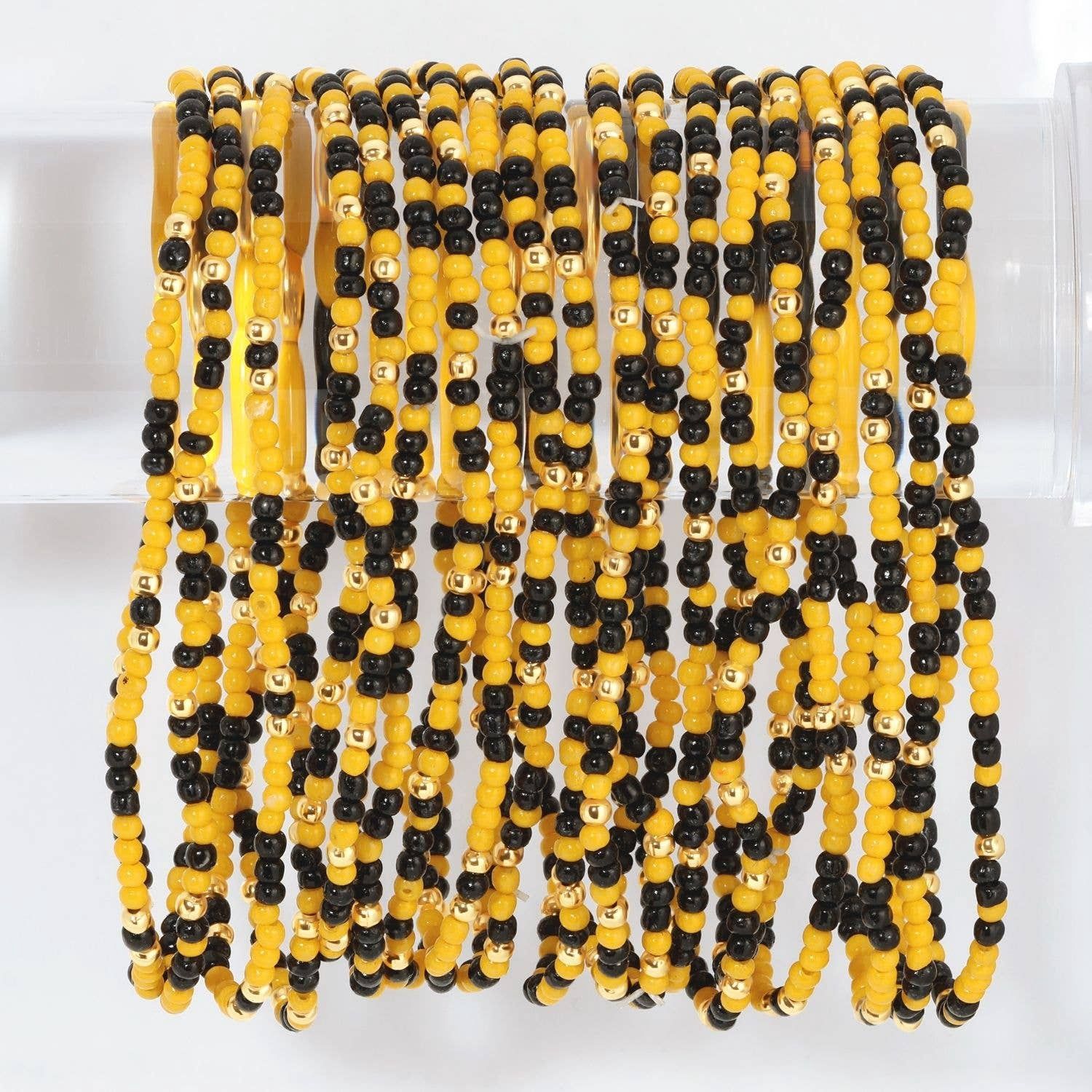 Stretch Seed Bead GAME DAY Bracelets Stretch Seed Bead GAME DAY Bracelets