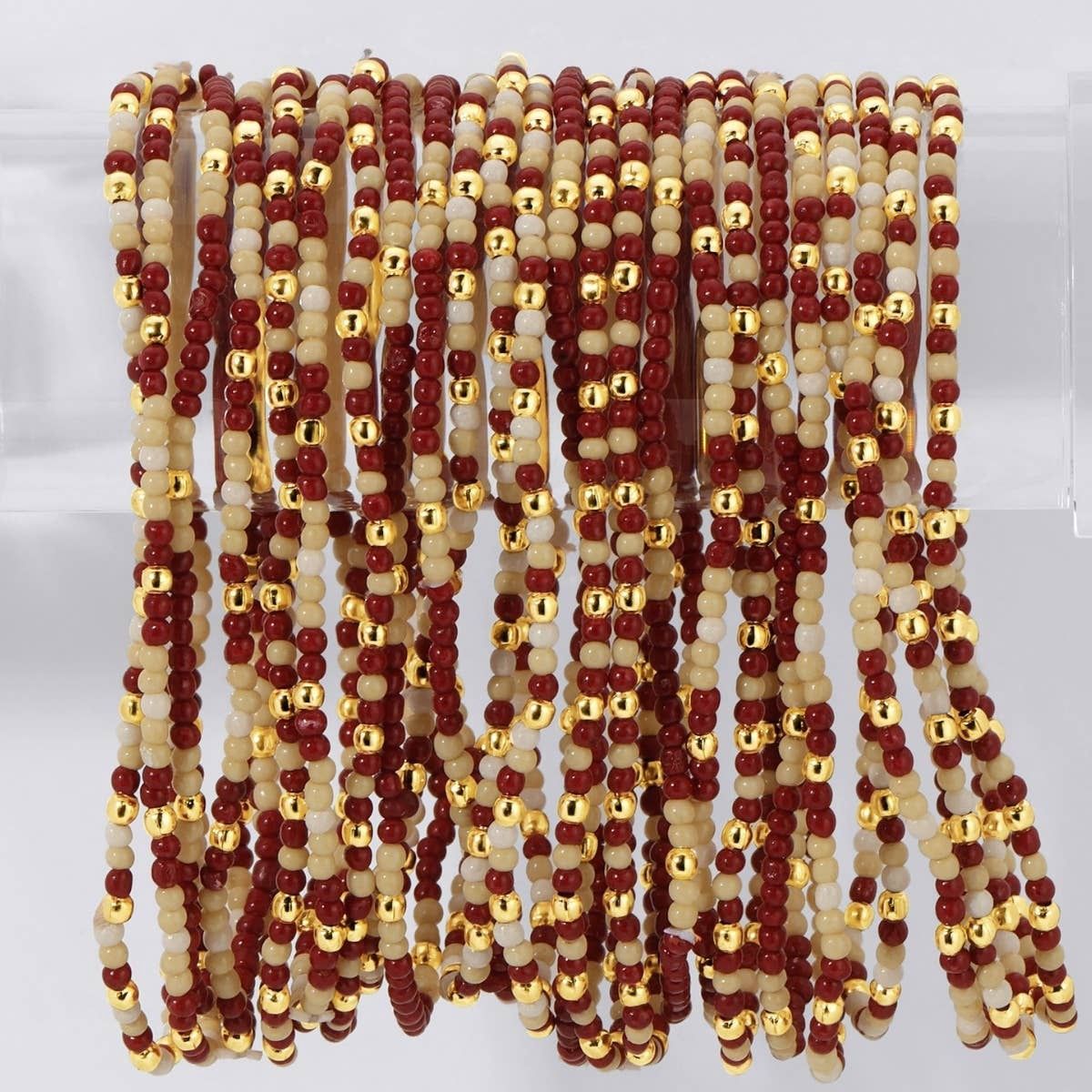 Stretch Seed Bead GAME DAY Bracelets Stretch Seed Bead GAME DAY Bracelets
