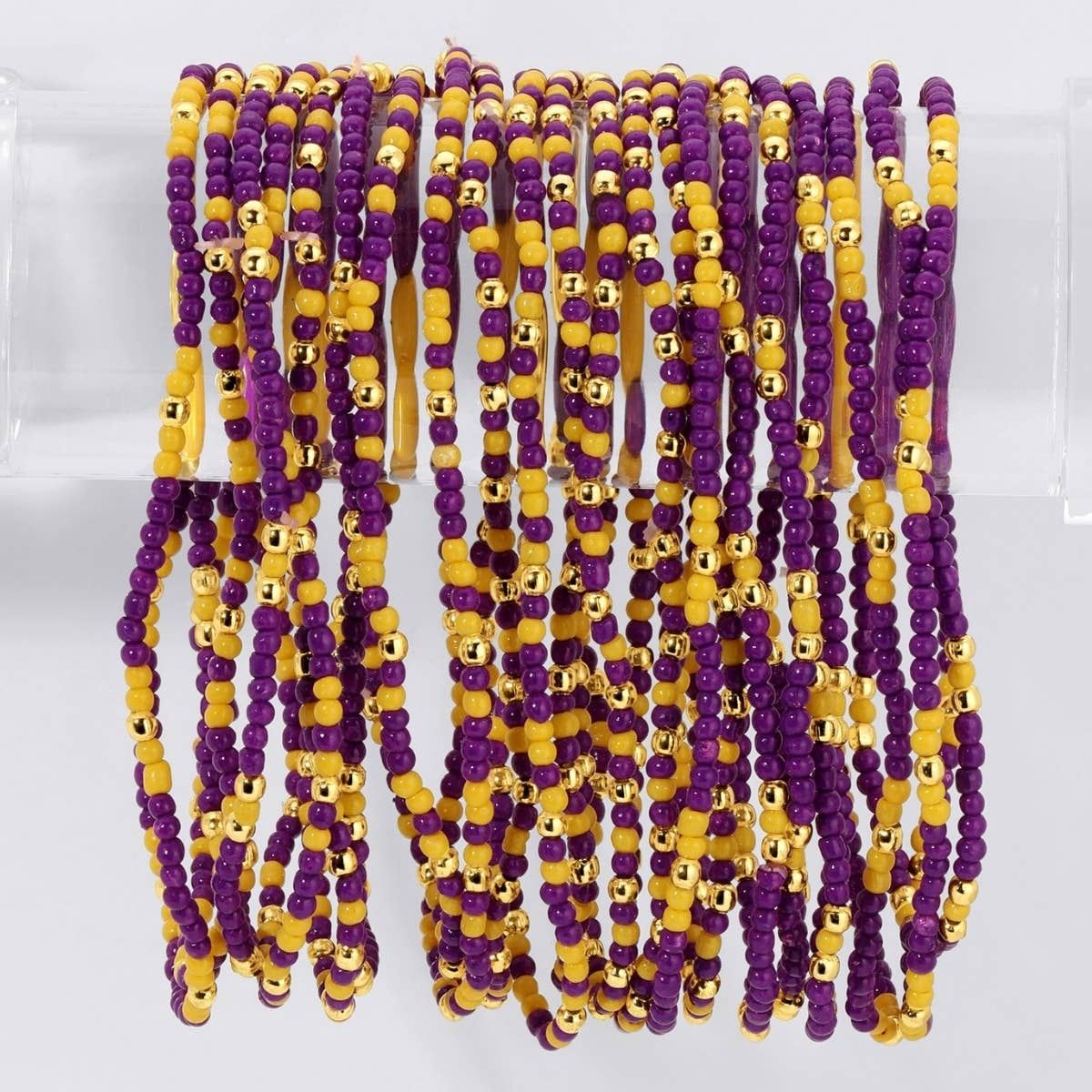 Stretch Seed Bead GAME DAY Bracelets Stretch Seed Bead GAME DAY Bracelets
