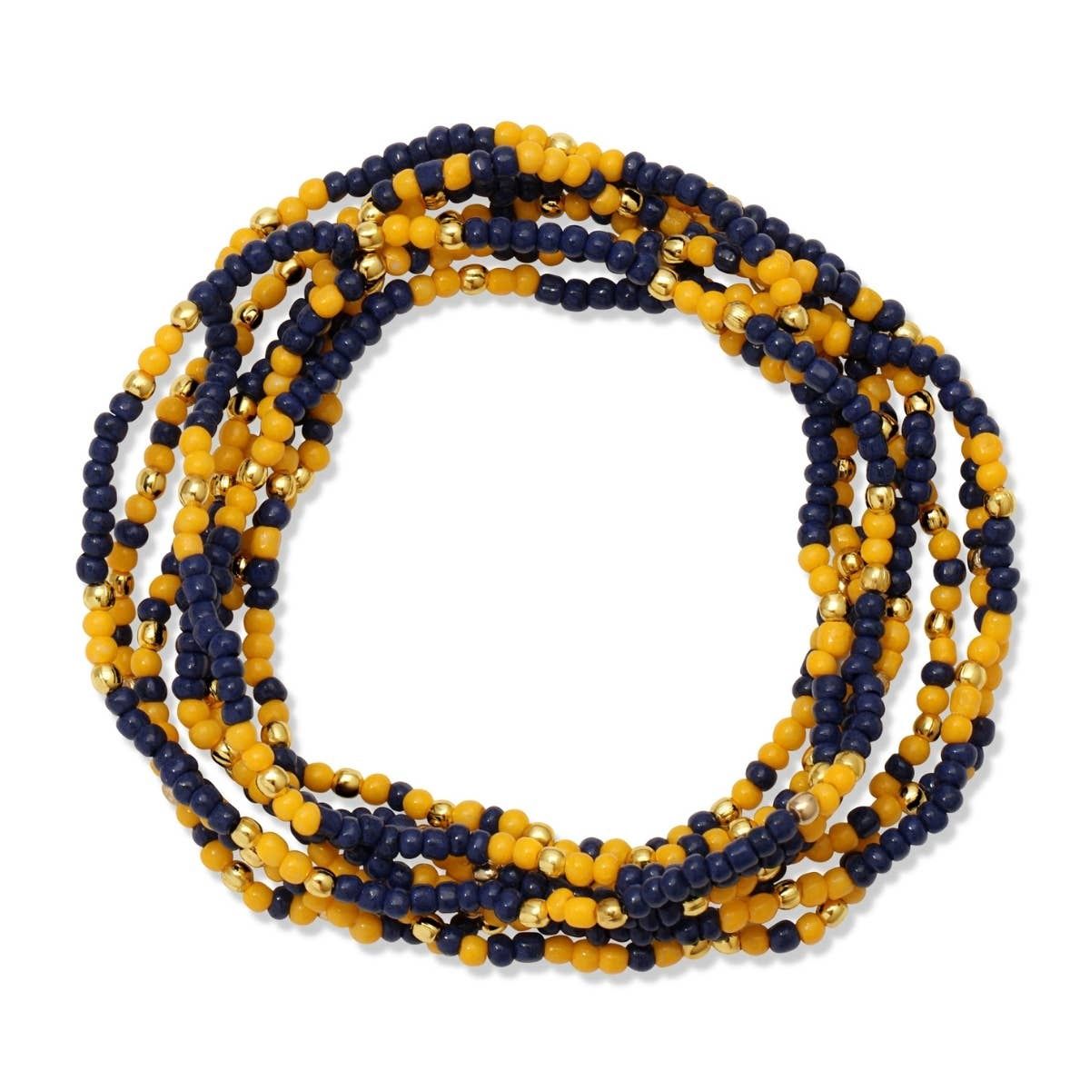 Stretch Seed Bead GAME DAY Bracelets Stretch Seed Bead GAME DAY Bracelets