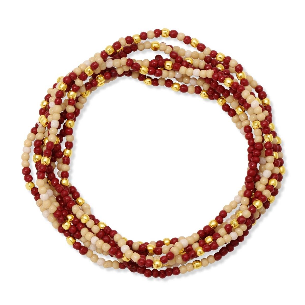 Stretch Seed Bead GAME DAY Bracelets Stretch Seed Bead GAME DAY Bracelets