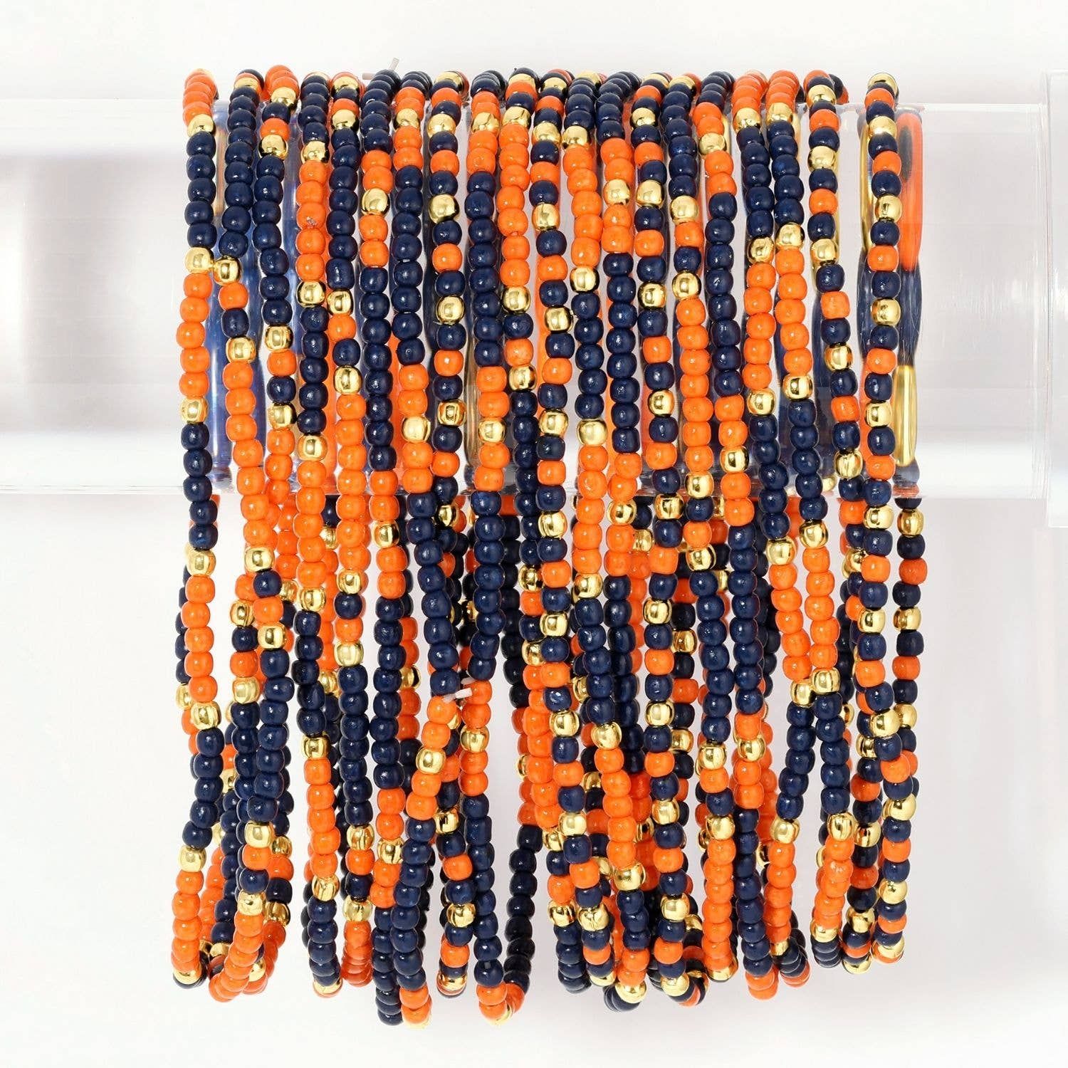 Stretch Seed Bead GAME DAY Bracelets Stretch Seed Bead GAME DAY Bracelets