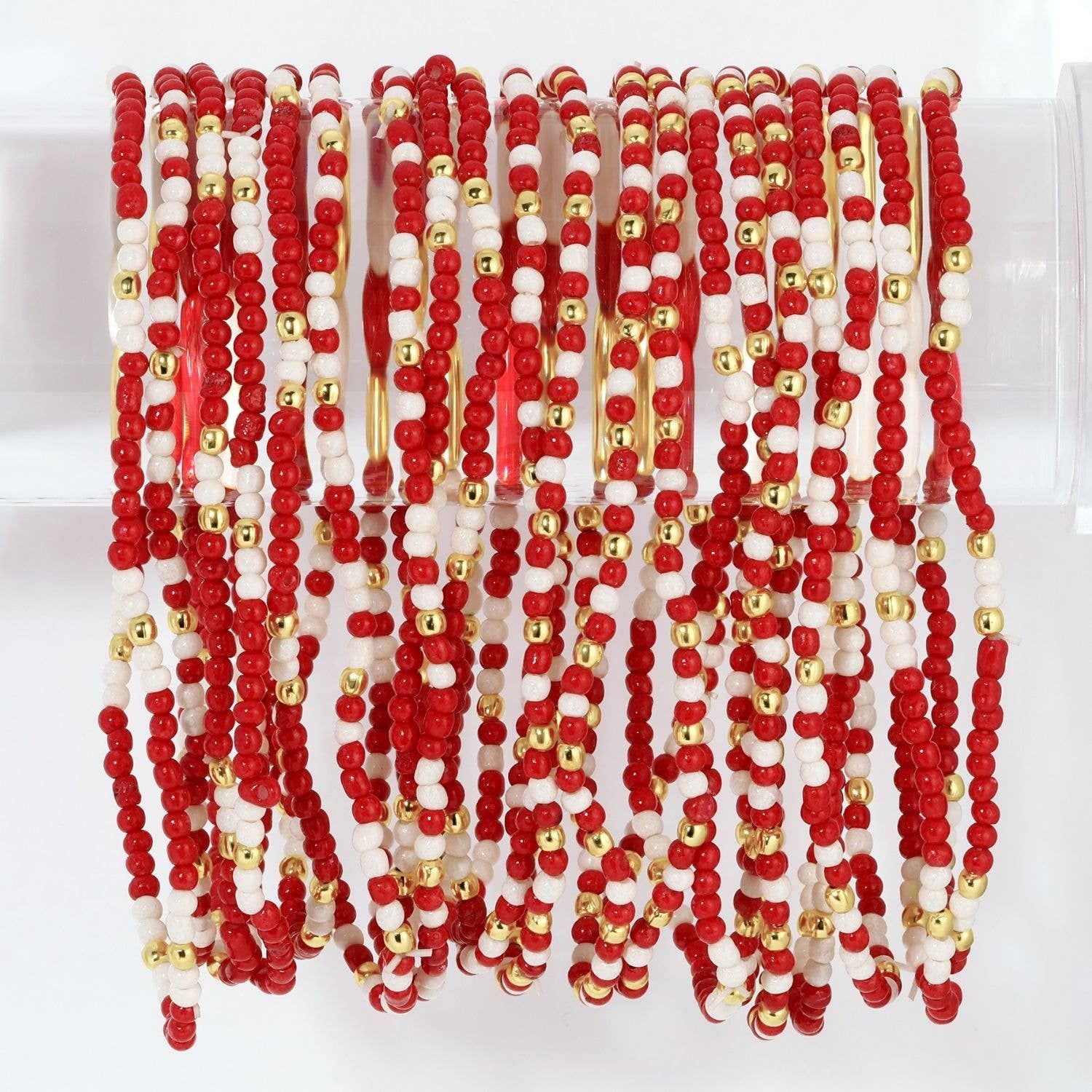 Stretch Seed Bead GAME DAY Bracelets Stretch Seed Bead GAME DAY Bracelets