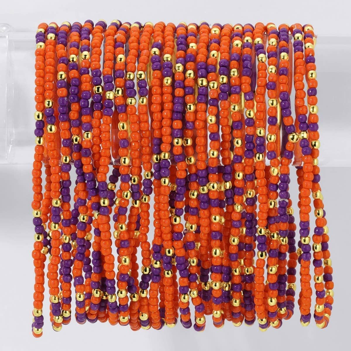Stretch Seed Bead GAME DAY Bracelets Stretch Seed Bead GAME DAY Bracelets