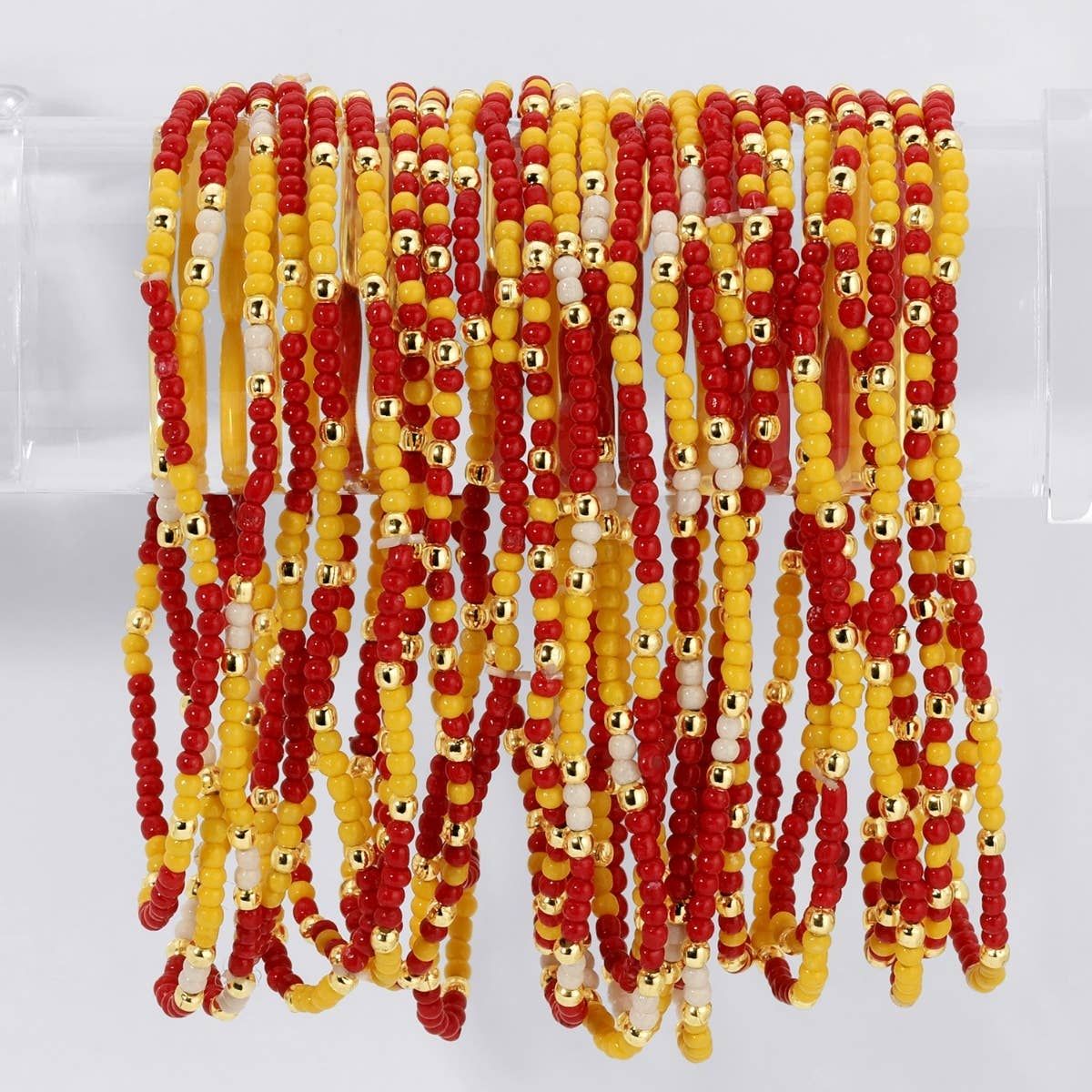 Stretch Seed Bead GAME DAY Bracelets Stretch Seed Bead GAME DAY Bracelets