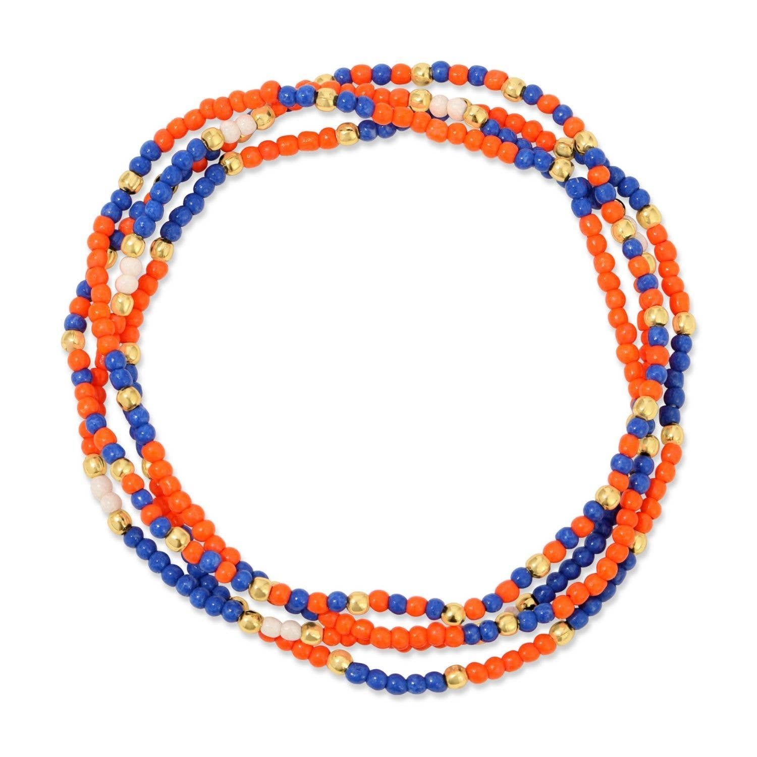 Stretch Seed Bead GAME DAY Bracelets Stretch Seed Bead GAME DAY Bracelets