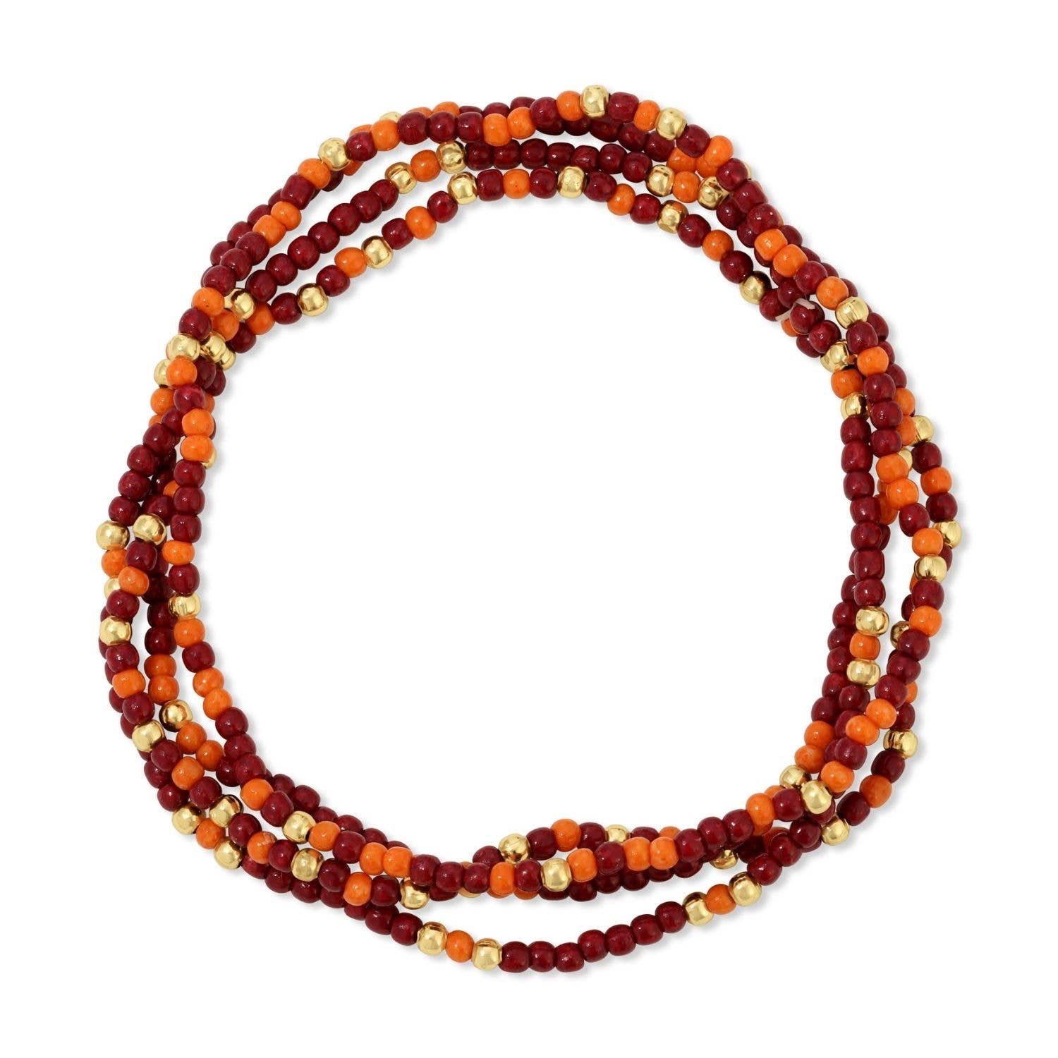 Stretch Seed Bead GAME DAY Bracelets Stretch Seed Bead GAME DAY Bracelets