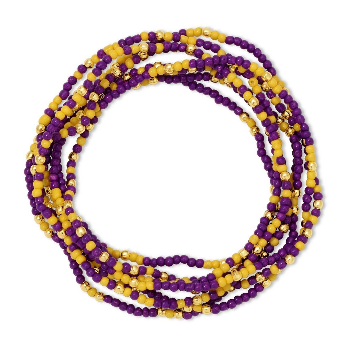 Stretch Seed Bead GAME DAY Bracelets Stretch Seed Bead GAME DAY Bracelets
