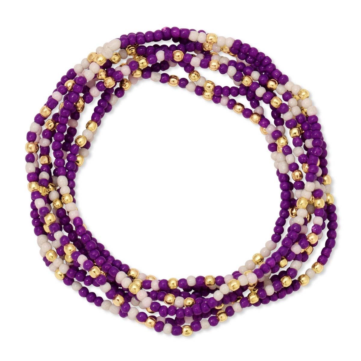 Stretch Seed Bead GAME DAY Bracelets Stretch Seed Bead GAME DAY Bracelets
