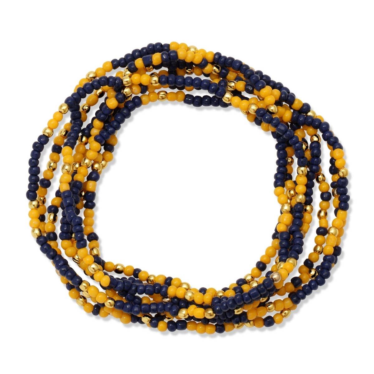 Stretch Seed Bead GAME DAY Bracelets Stretch Seed Bead GAME DAY Bracelets