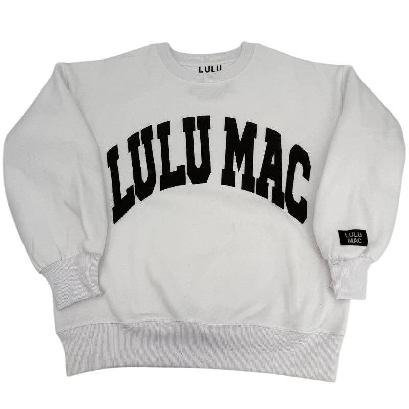 Lulu Mac Sweatshirt White/Black - Puff
