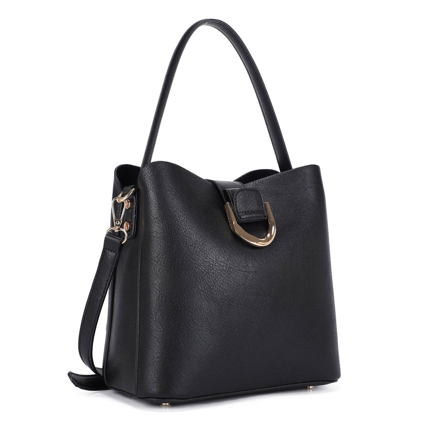 AS20571 Ruthie Satchel/Crossbody Bag, Color: Black