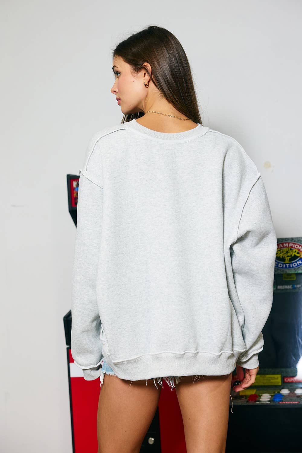 IT3097-AL | 'Alabama/AL' Reversible Oversized Pullover