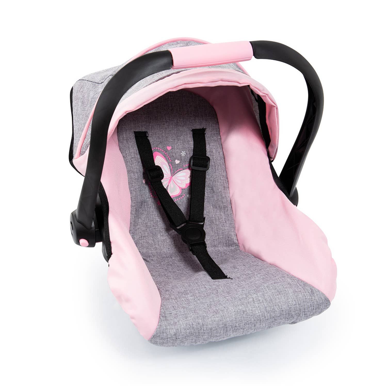 Bayer Design Deluxe Doll Car Seat With Butterfly