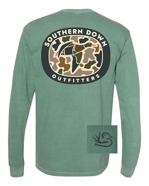 Duck Camo LS Tee, Size: Large