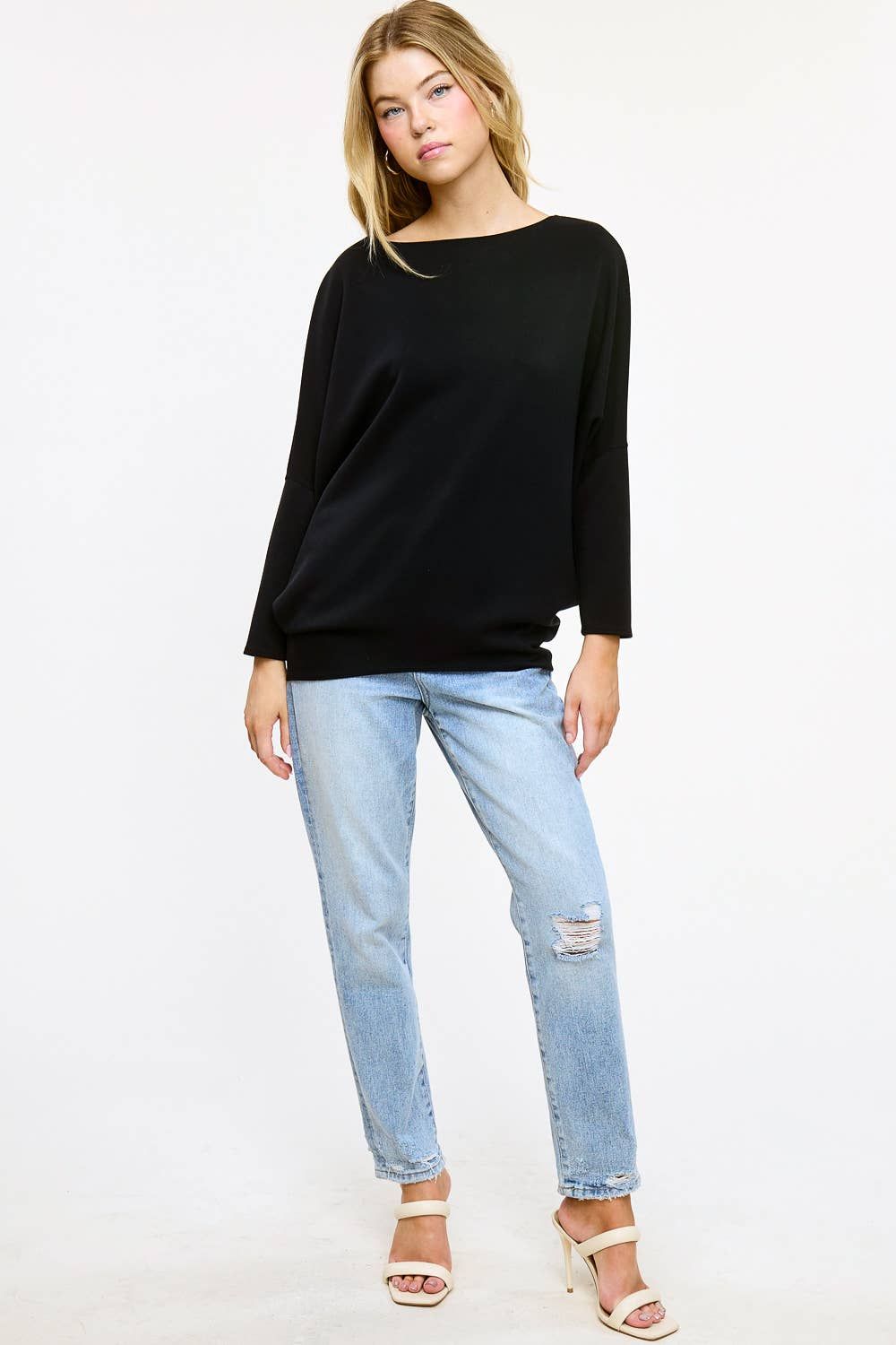 Signature Scuba Dolman Top
