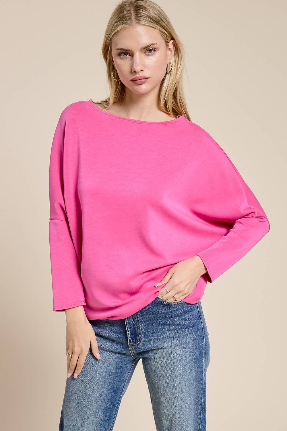 Signature Scuba Dolman Top