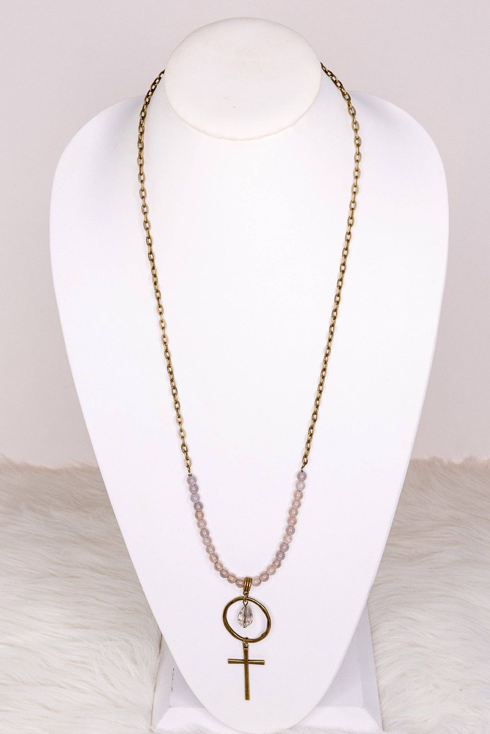 Gianna Necklace in Crystal