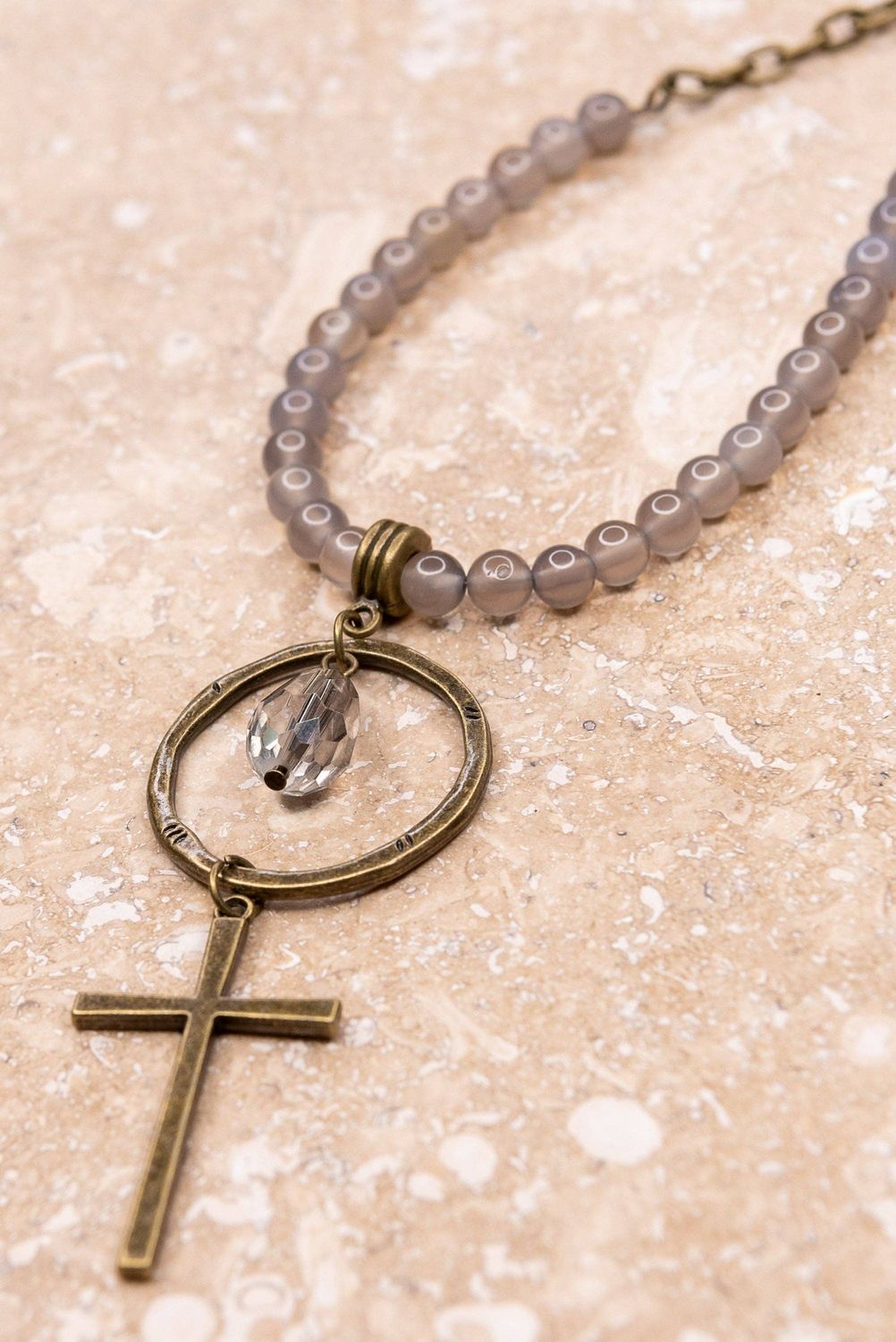 Gianna Necklace in Crystal