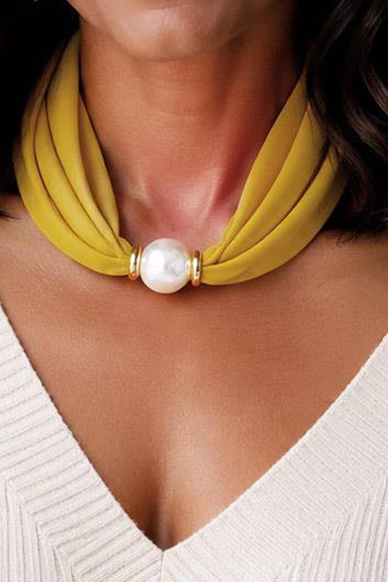 Solid Scarf Necklace