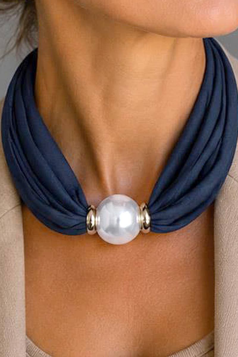 Solid Scarf Necklace