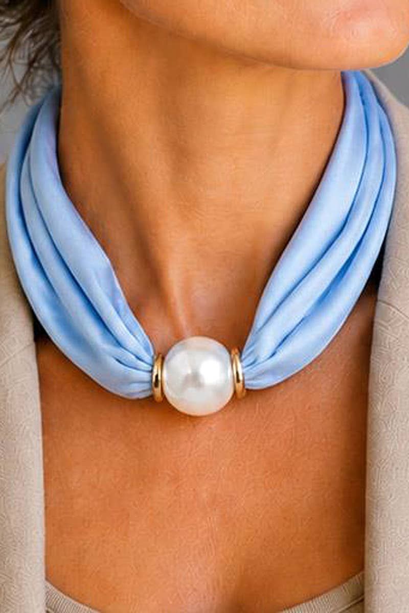 Solid Scarf Necklace
