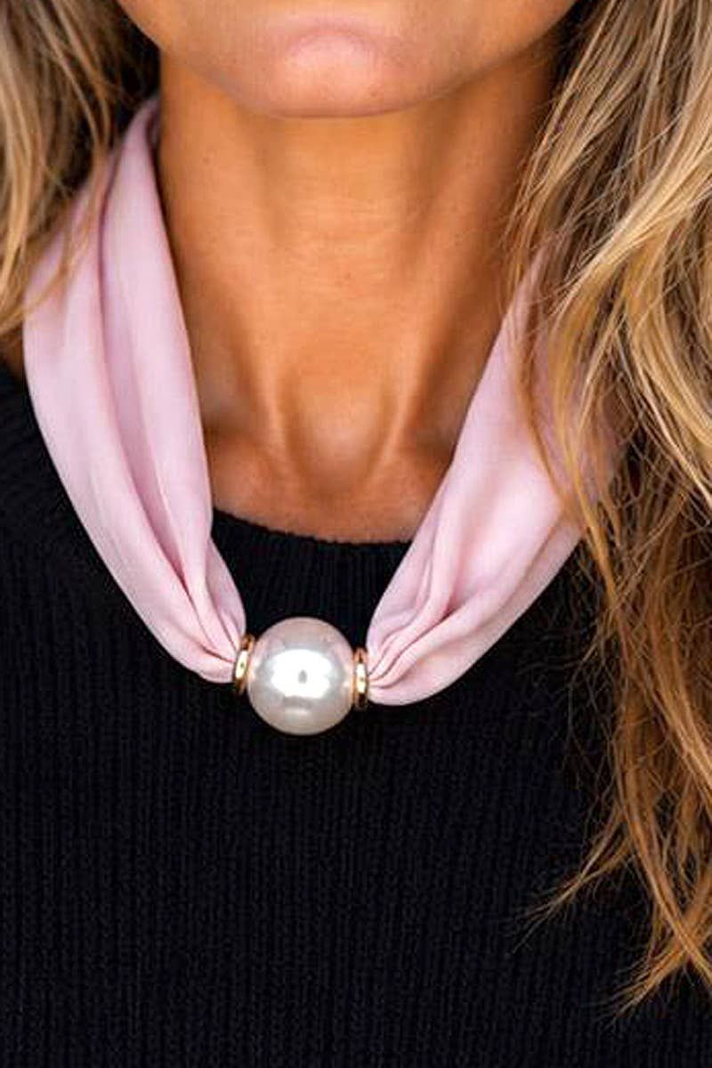 Solid Scarf Necklace