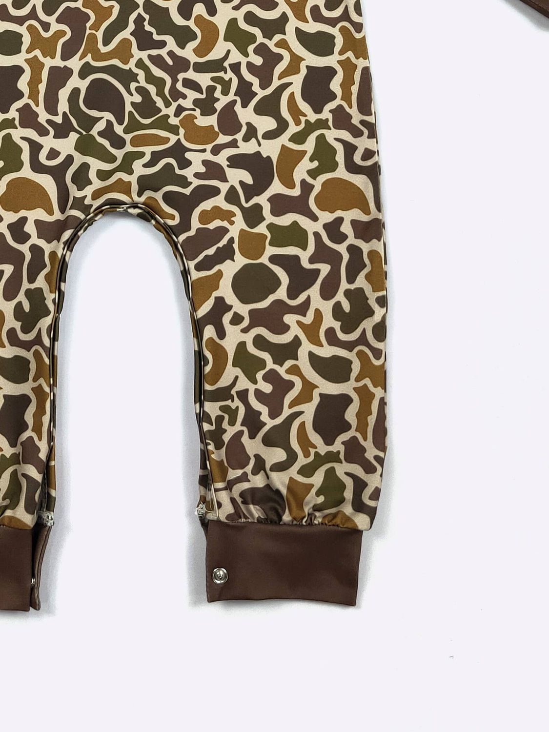 Earthy Camo Boy Romper