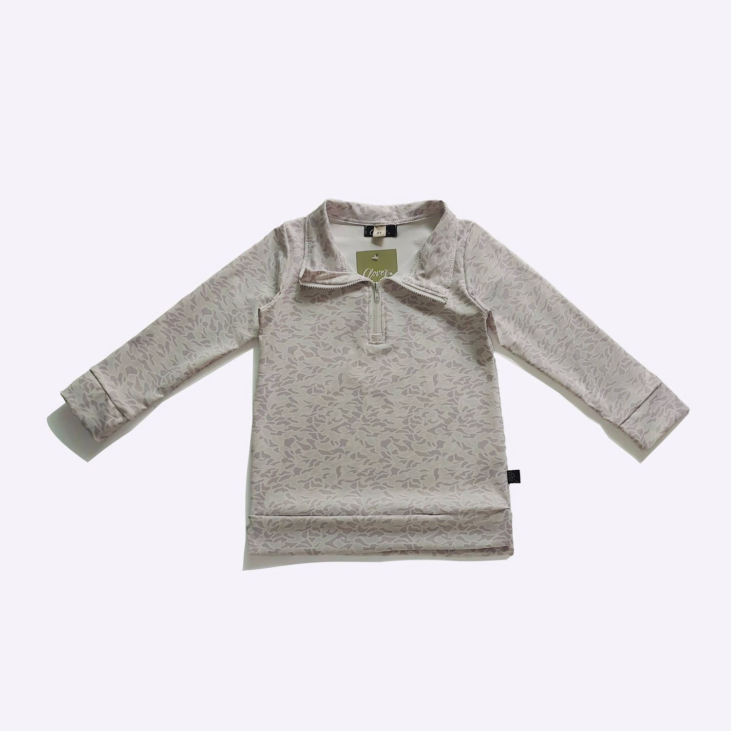 Frost Camo Boy Quarter Zip