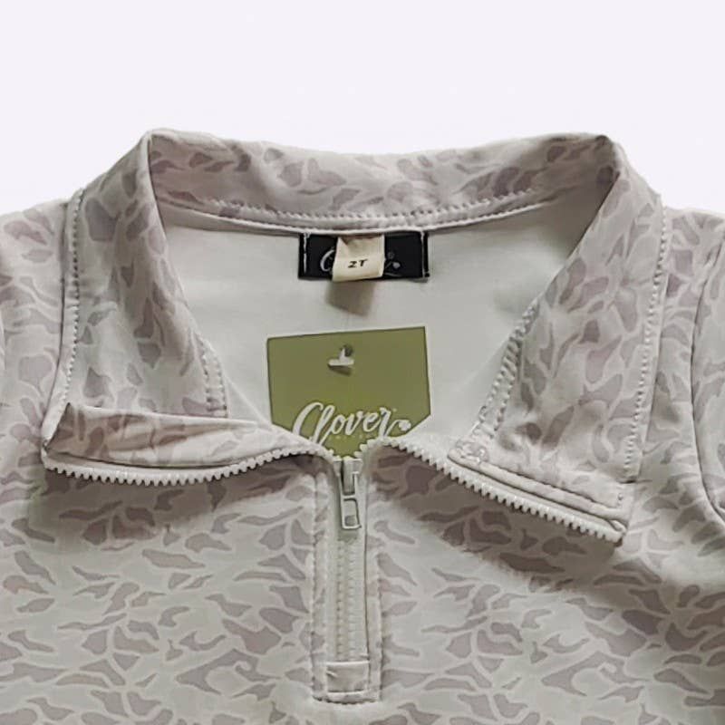 Frost Camo Boy Quarter Zip