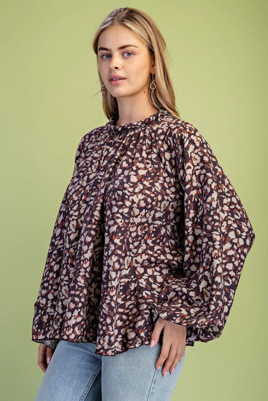 Leopard Print Top