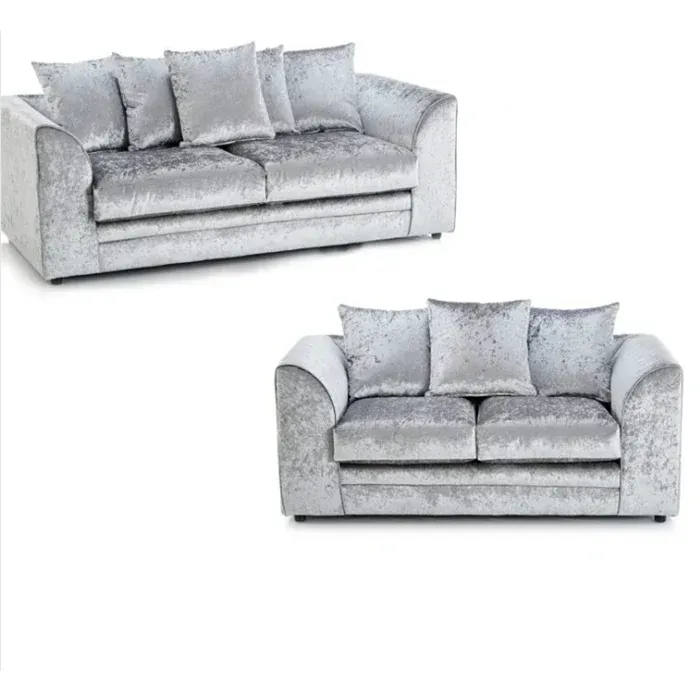 Crushed Velvet Dylan 3+2 Seater Sofa