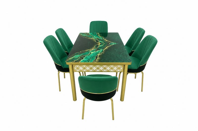 Madison Dining Table – Green