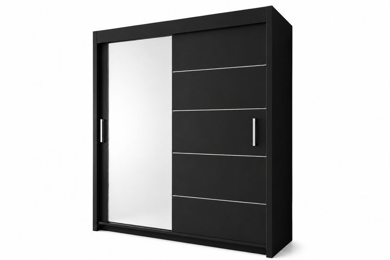Sliding Mirror Door Wardrobe - Lyon