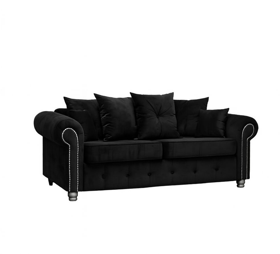 Ashwin Plush Velvet  2 Seater Sofa